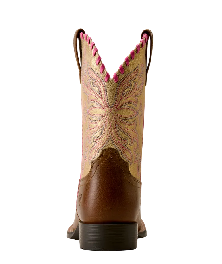 YTH Sundown Wide Square Toe Western Boot