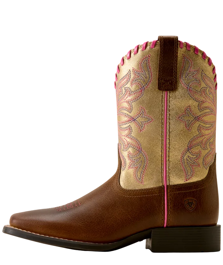 YTH Sundown Wide Square Toe Western Boot