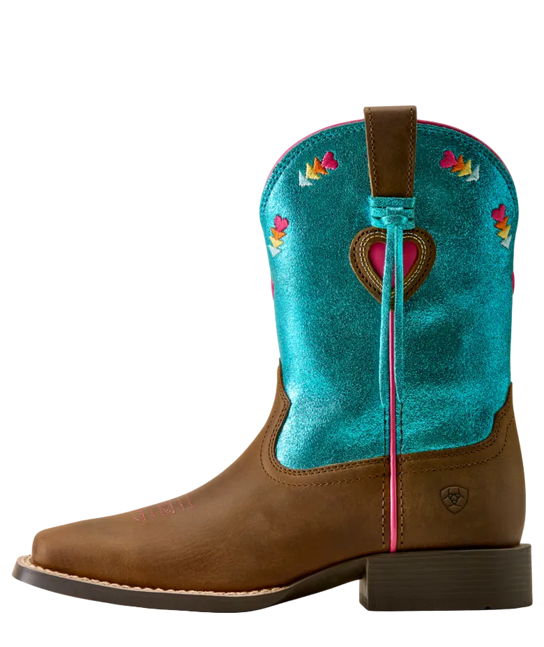 YTH Rodeo Love Wide Square Toe Western Boot