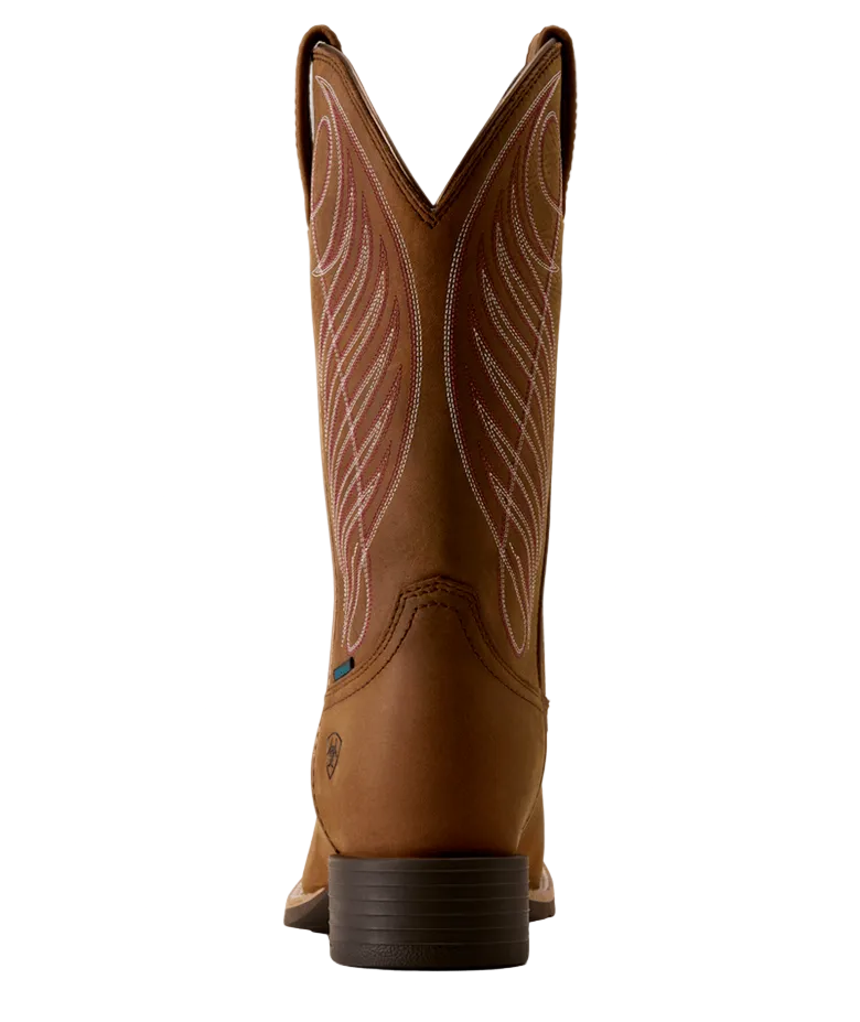 Round Up Waterproof Wide Square Toe Western Boot