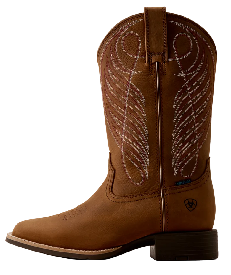 Round Up Waterproof Wide Square Toe Western Boot