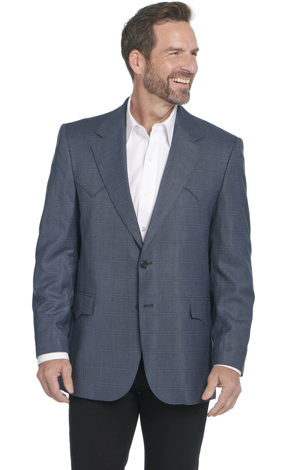Mens Sports Coat Slate Blue