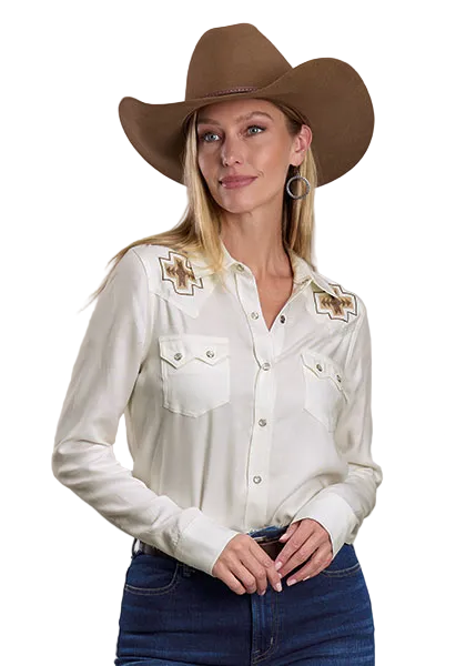 Cream Rayon Blouse