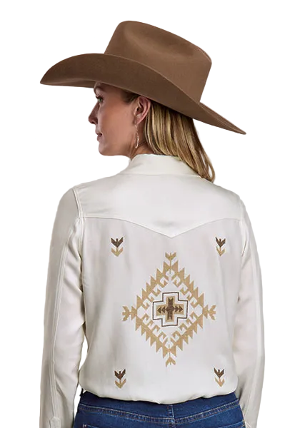 Cream Rayon Blouse