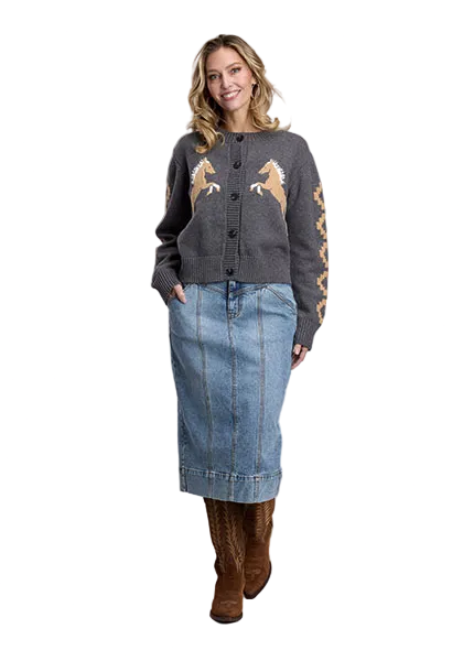 Bronco Crop Cardigan
