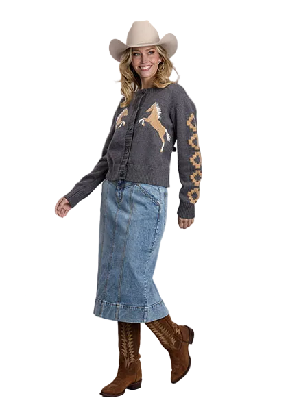 Bronco Crop Cardigan