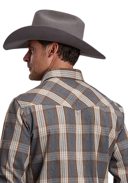 Heather Plaid Snap Shirt