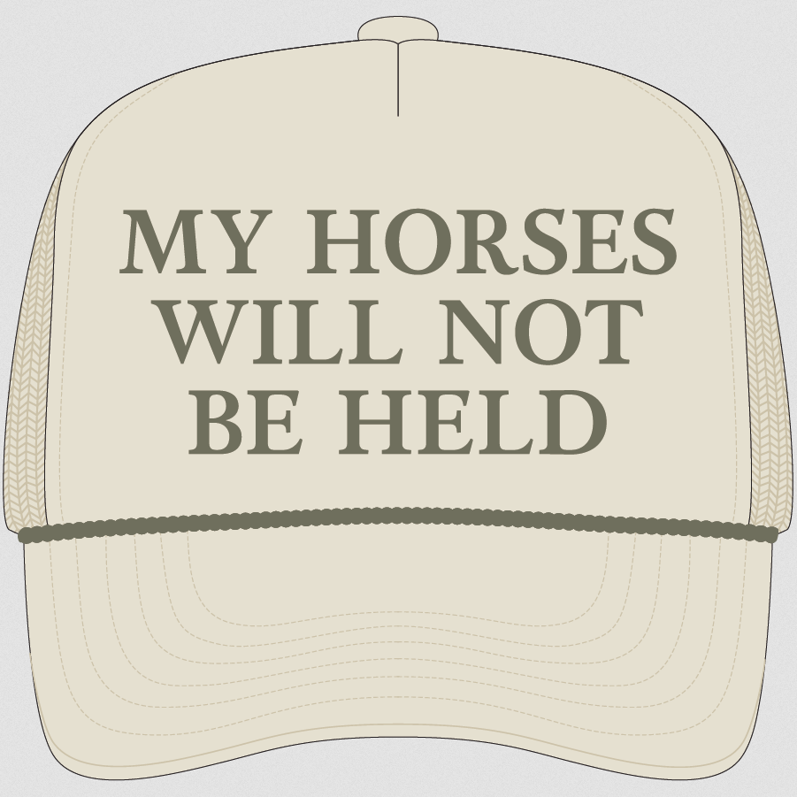 LG Horses Foam Trucker Hat