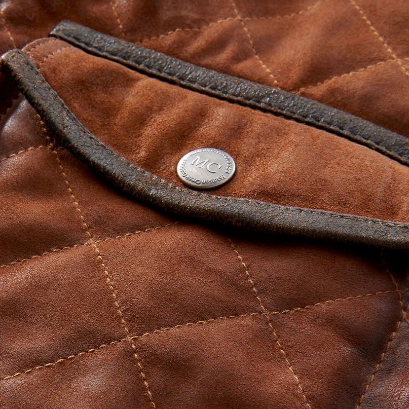 Sedona Leather Jacket Bourbon