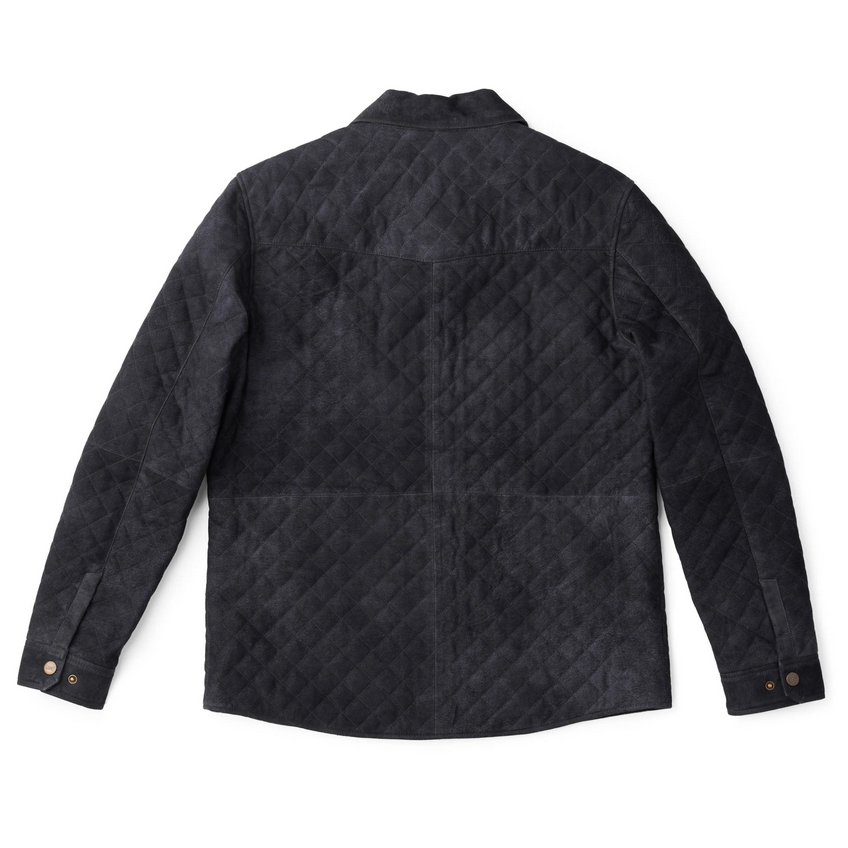 Franklin Waxed Goat Suede Leather Jacket