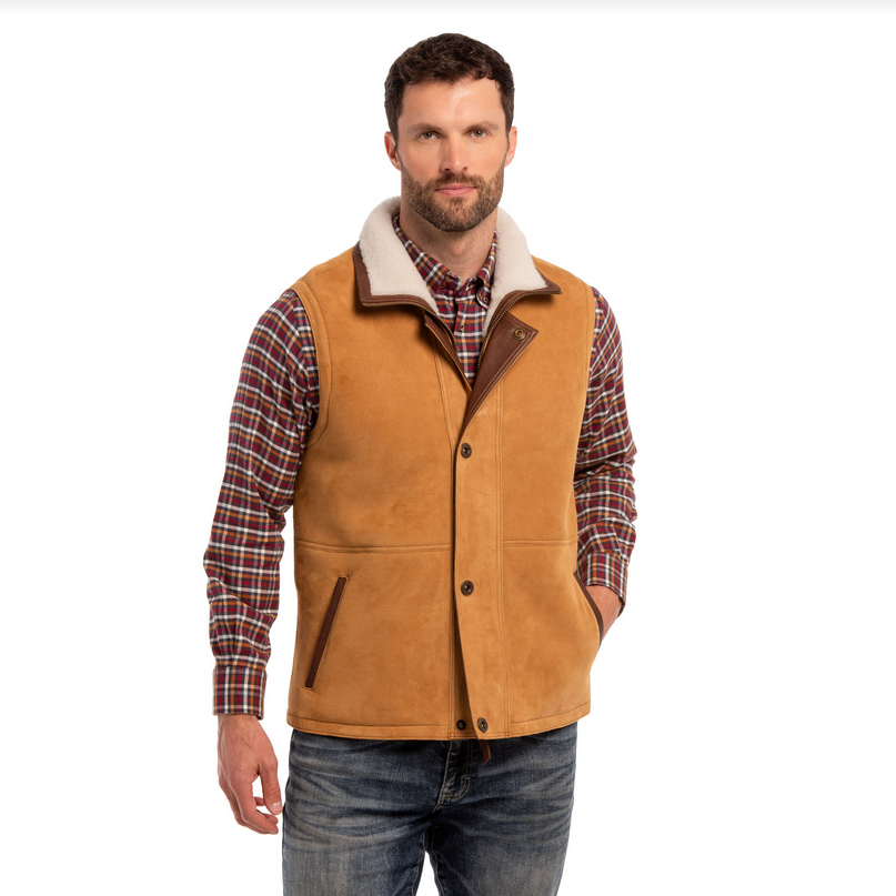 Pitkin Lambskin Shearling Vest