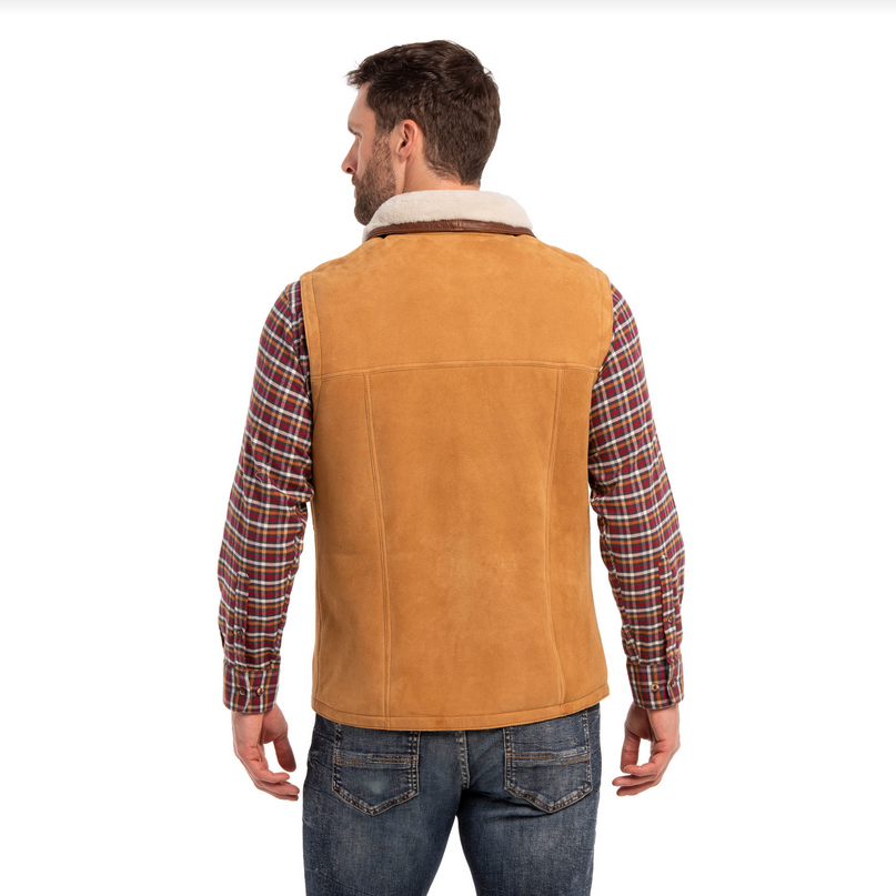 Pitkin Lambskin Shearling Vest