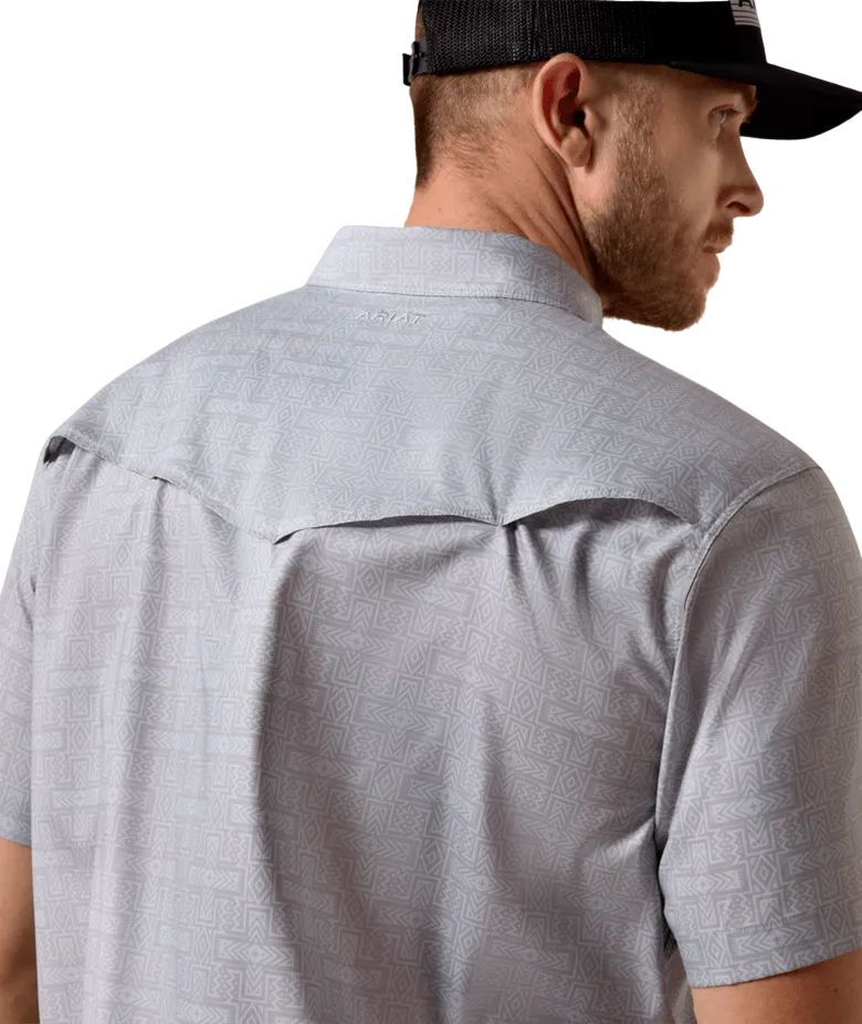 Printed VentTEK Western Fitted Snap Shirt