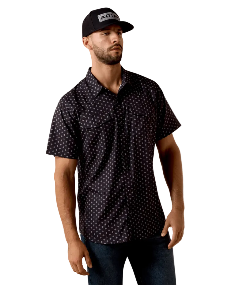Printed VentTEK Western Fitted Snap Shirt