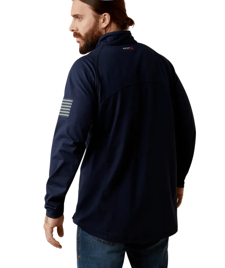 FR Combat Stretch Patriot 1/4 Zip Work Shirt