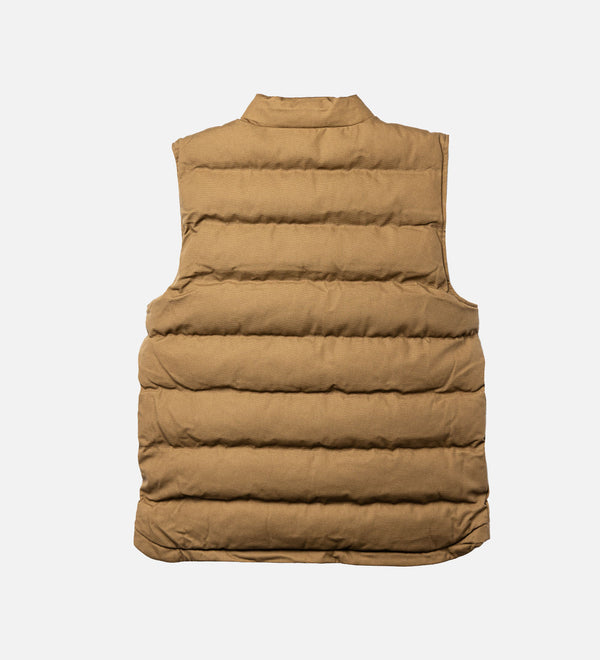 Men's Water Repellent Canvas Quilted Vest USA Made