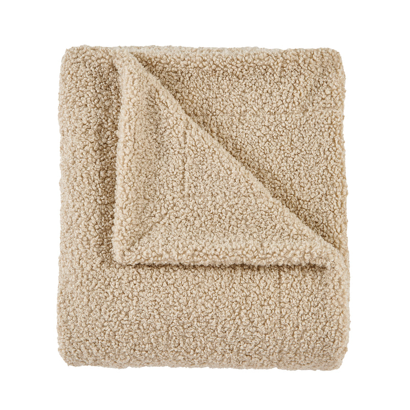 Teddy Throw Blanket - Cream