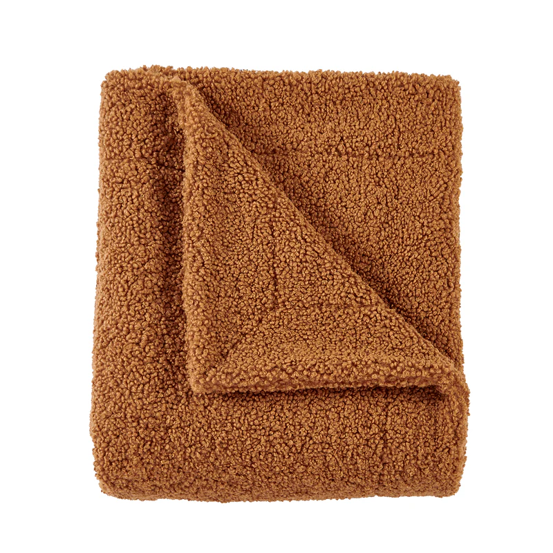 Teddy Throw Blanket - Caramel