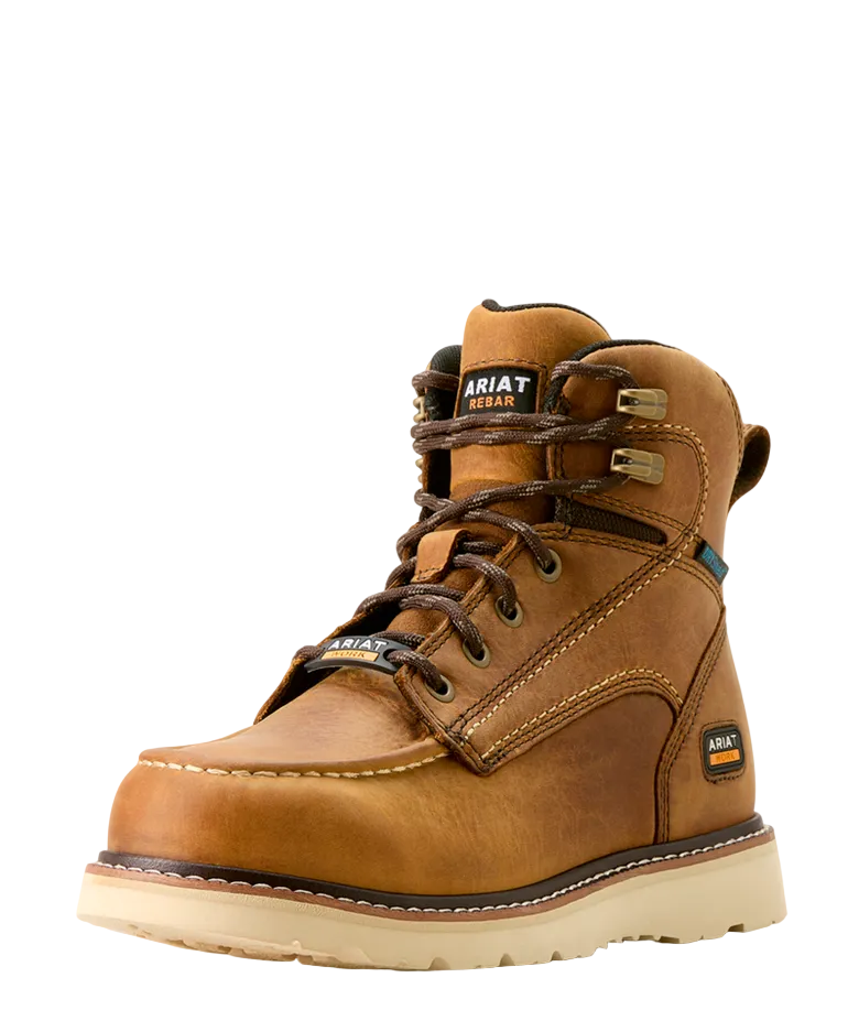 Women's Rebar Wedge Moc Toe H20 8.5