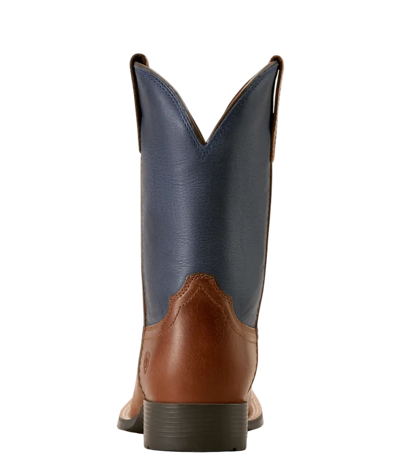 YTH Freedom Rider Wide Square Toe Western Boot