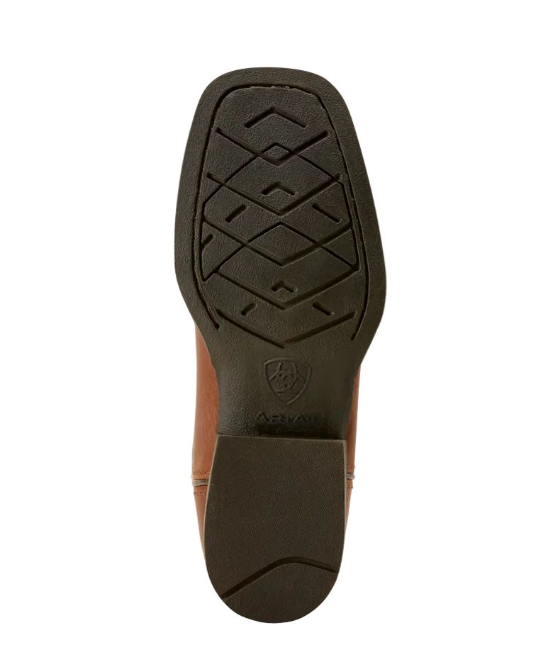 YTH Freedom Rider Wide Square Toe Western Boot
