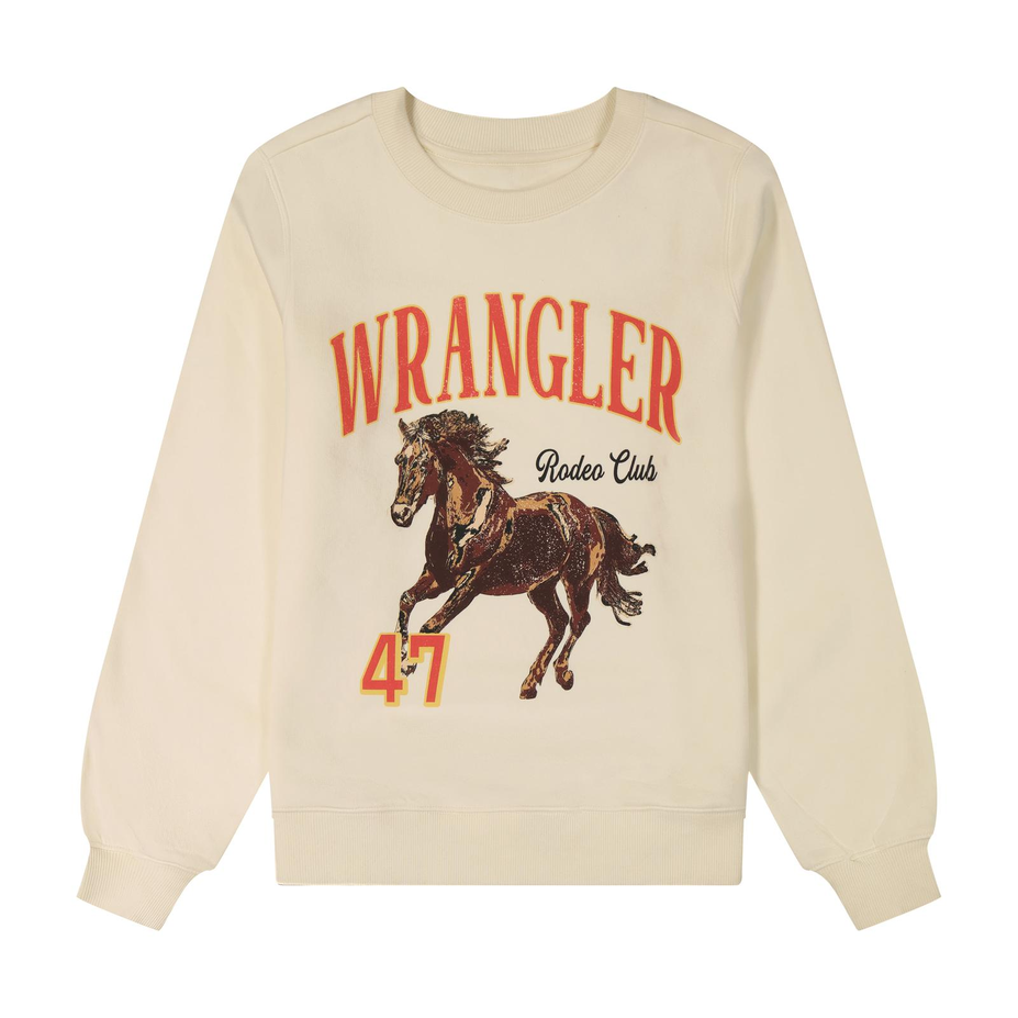 Wrangler® Rodeo Club Crew Fleece Sweatshirt
