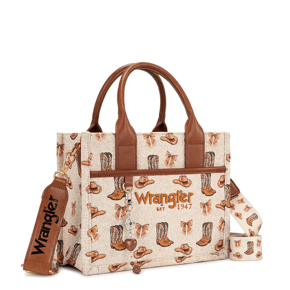 Western Print Cowgirl Tote Bag