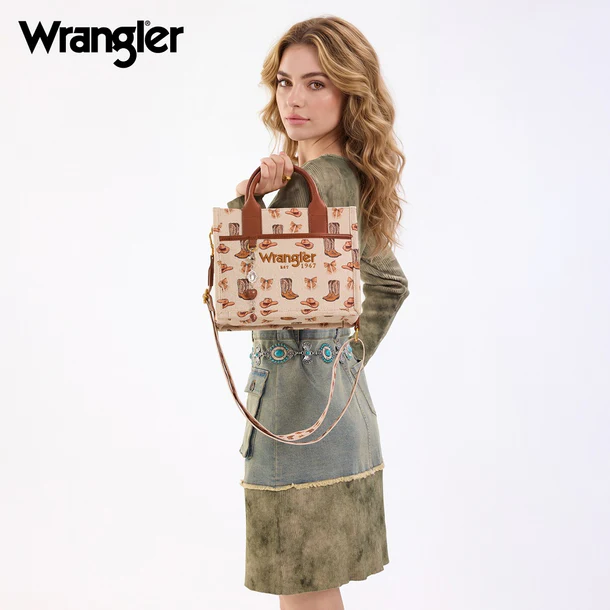 Western Print Cowgirl Tote Bag