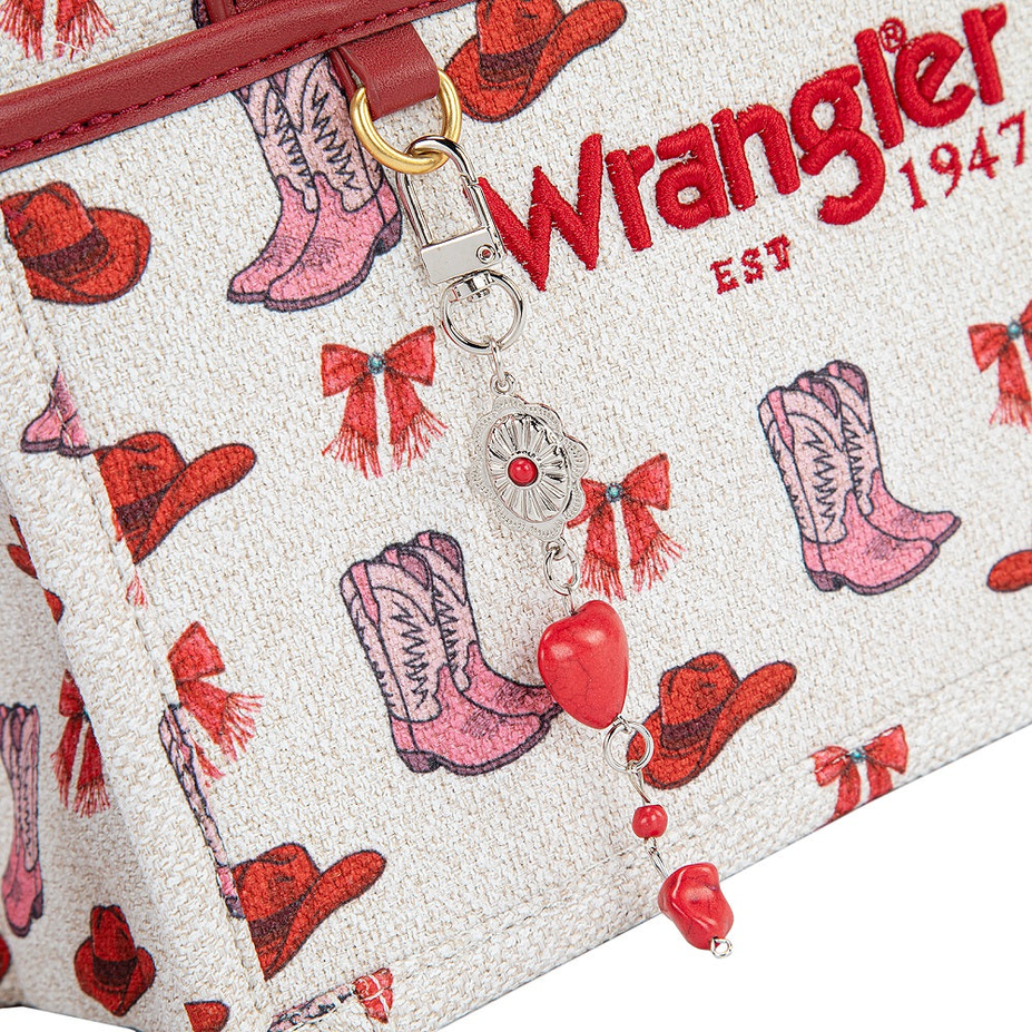 Western Print Cowgirl Tote Bag