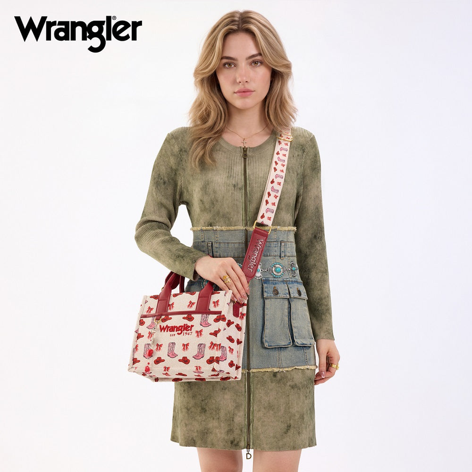 Western Print Cowgirl Tote Bag