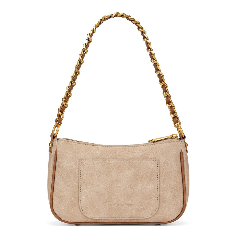 Montana West Tooled Floral Chain Shoulder Crossbody Bag