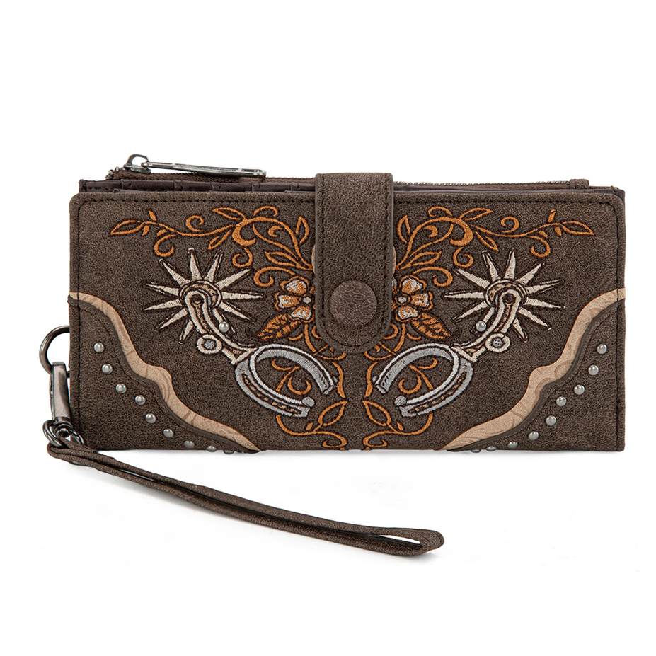 Montana West Embroidered Collection Wallet