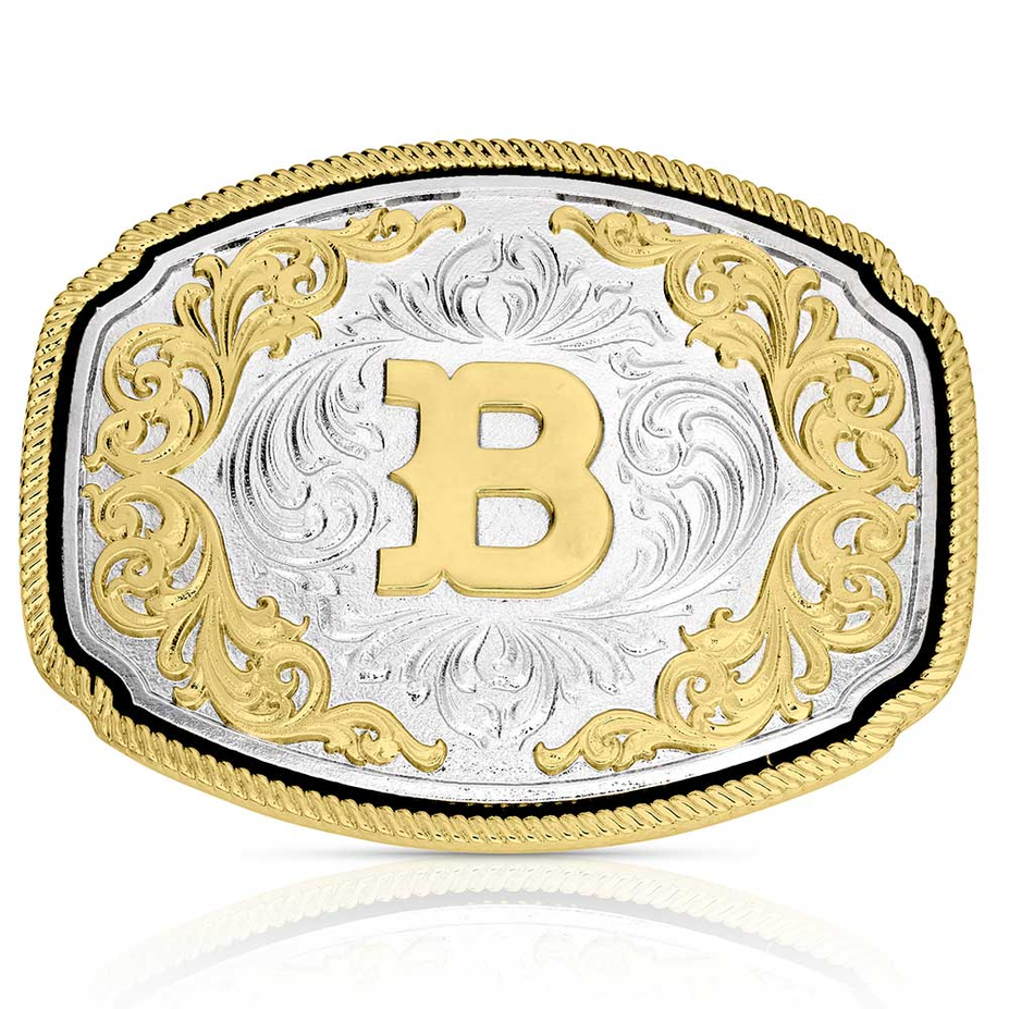 Western Initial Buckle - Style B