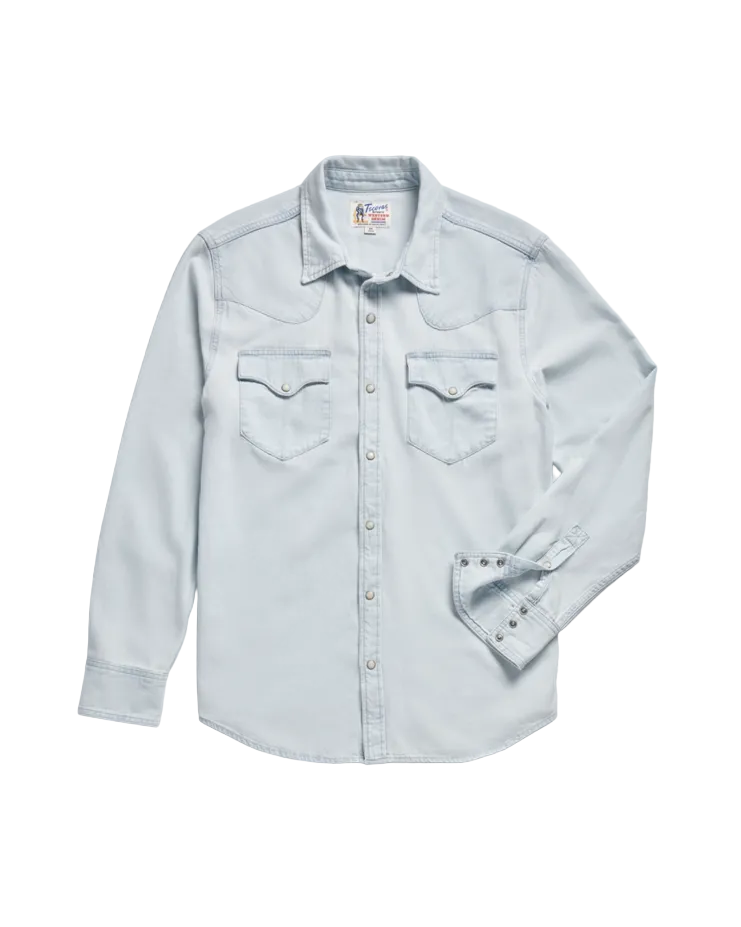 Men's Denim Long Sleeve Pearl Snap