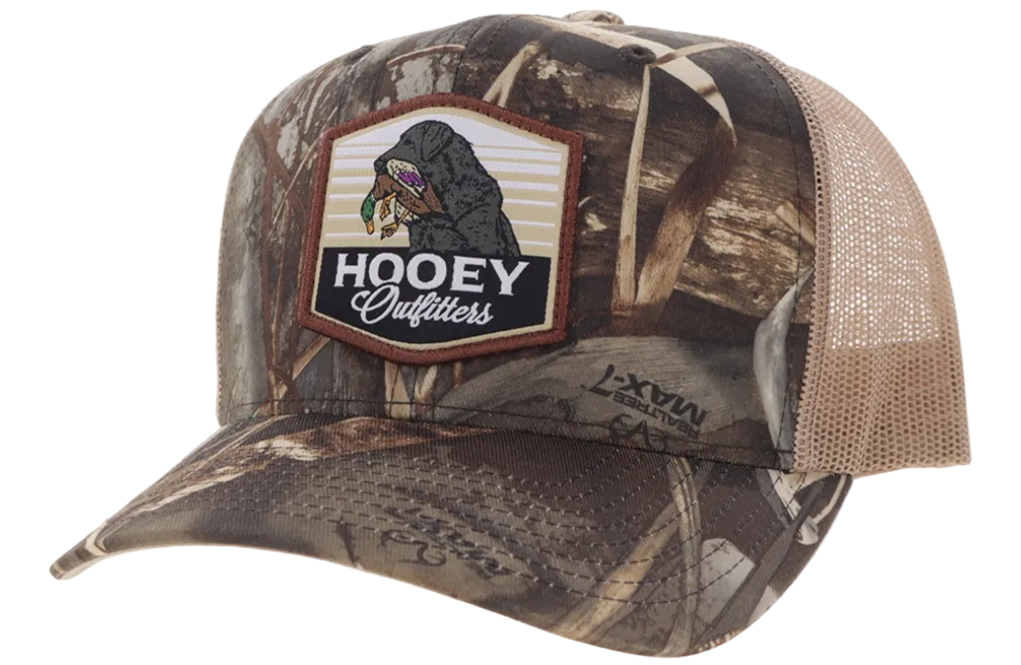 Toller 6-panel trucker hat features Realtree® camo