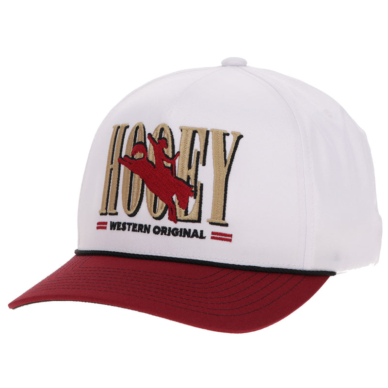 Hooey Wild Ride White Snapback Hat