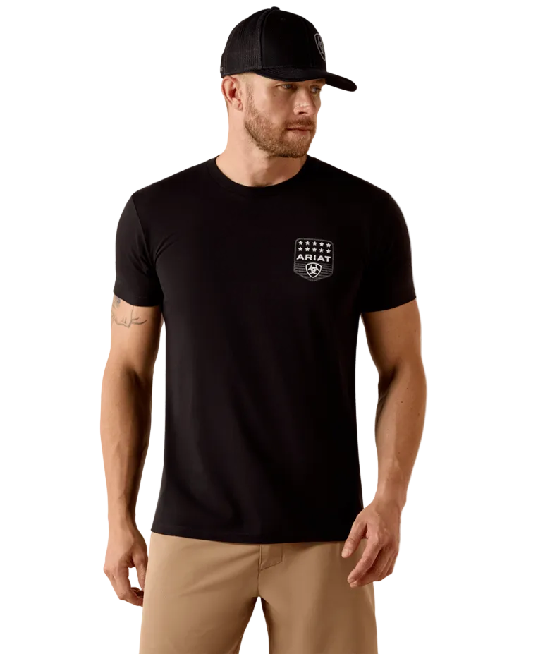Ariat Stripe Patriotic Badge T-Shirt