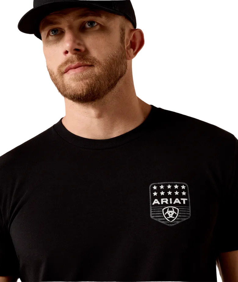 Ariat Stripe Patriotic Badge T-Shirt