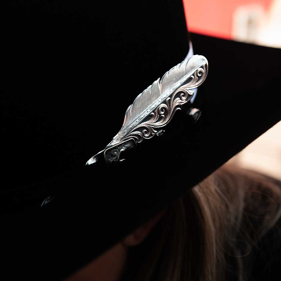 Alpine Night Feather Hat Pick