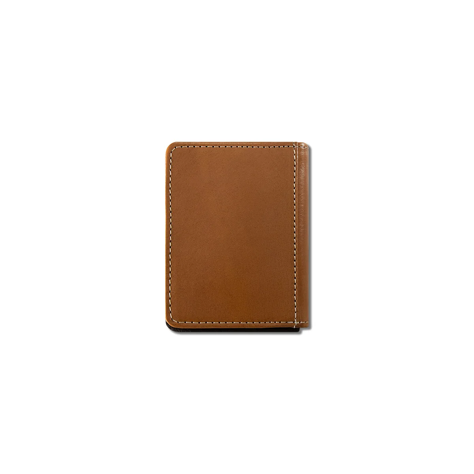 Ariat Tan Leather Bifold Flip Wallet