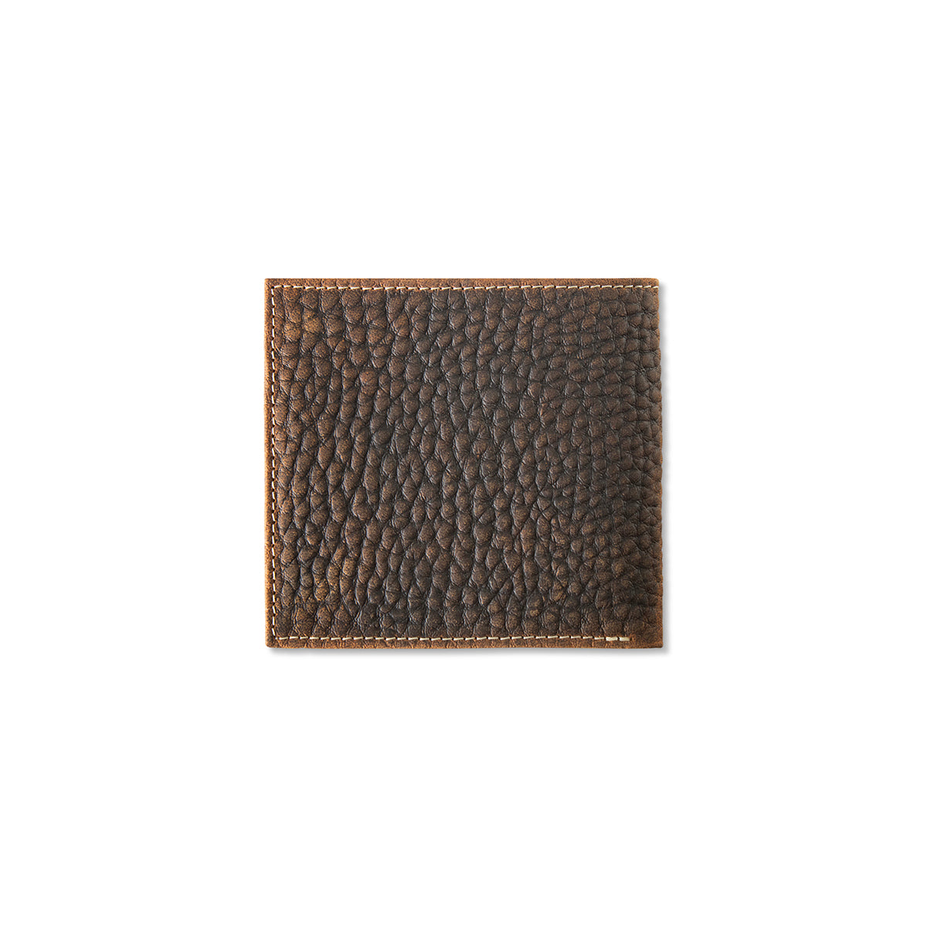 Ariat Brown Textured Leather Bifold Wallet