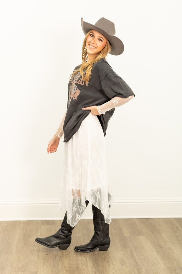 Lace Skirt Ivory