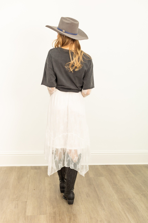 Lace Skirt Ivory