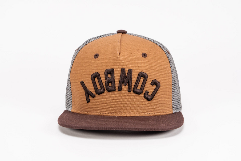 Flipped graphic on Canvas Cap