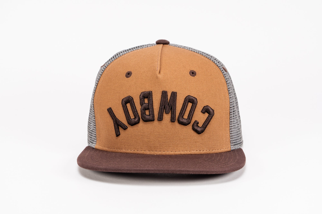 Flipped graphic on Canvas Cap