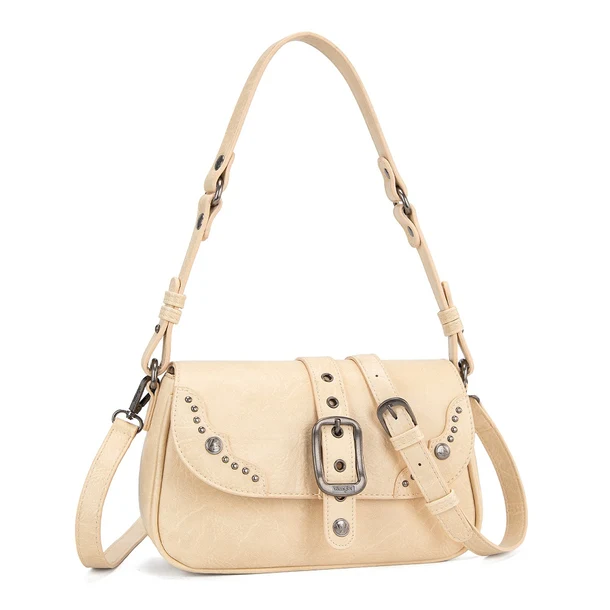 Wrangler Western Buckle Studded Shoulder Crossbody Bag