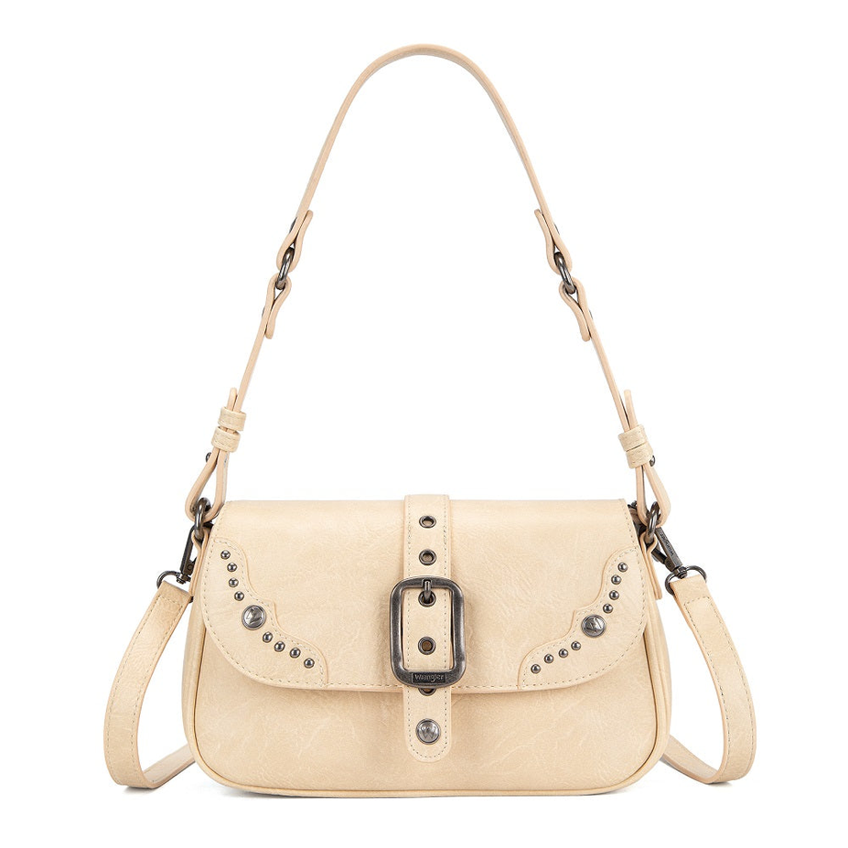 Wrangler Western Buckle Studded Shoulder Crossbody Bag