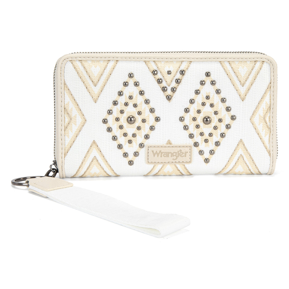 Aztec Studded Wristlet
