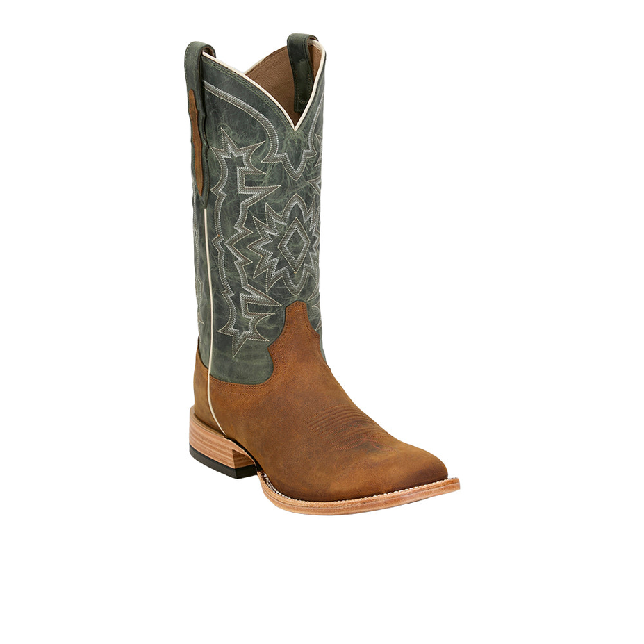 Heritage Gustavo Elk Square Toe Cowboy Boots