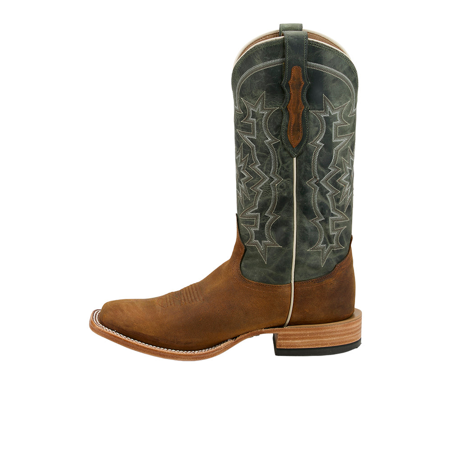 Heritage Gustavo Elk Square Toe Cowboy Boots